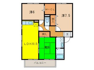 ガ－デンビュ－北在家の物件間取画像